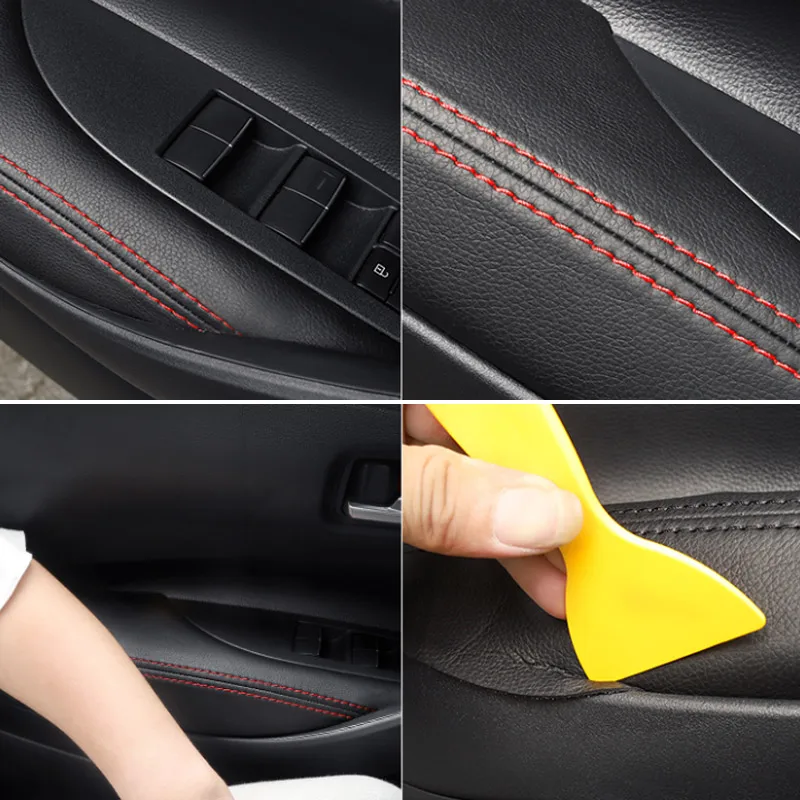 Hivotd подлокотник для двери чехол из искусственной кожи защитные аксессуары