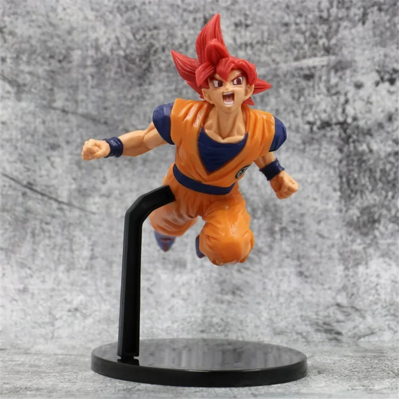 Dragon Ball Z Бог Гоку fe ПВХ Фигурки рыжие волосы 170 мм аниме игрушка модель игрушки из