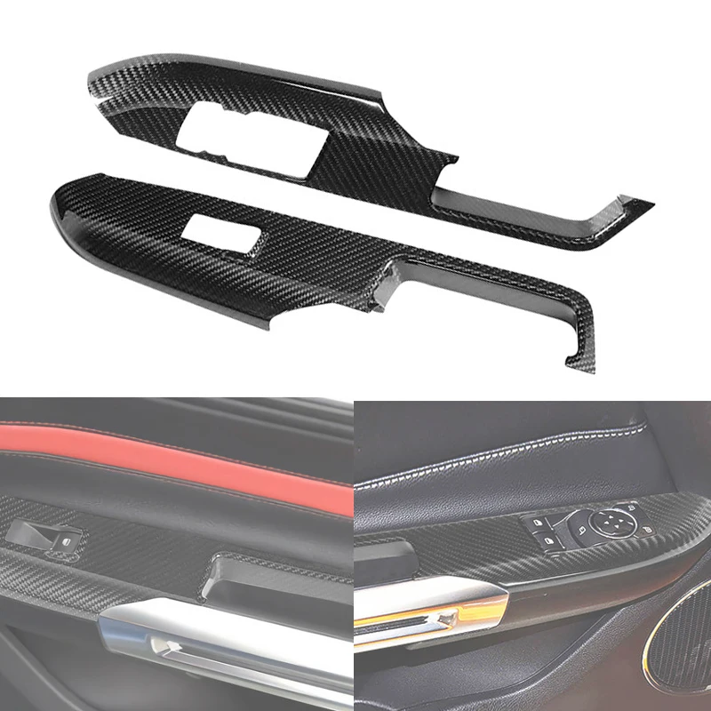 Для Ford Mustang 2014 2015 2016 2017 2018 из углеродного волокна LHD кнопка переключения