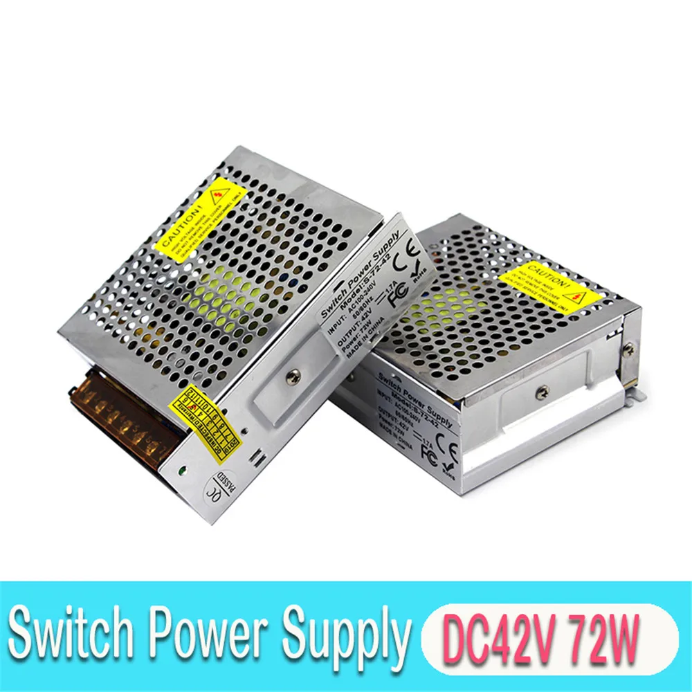DC42V импульсный источник питания DC 42V 72W Питания SMPS для Светодиодный рекламной