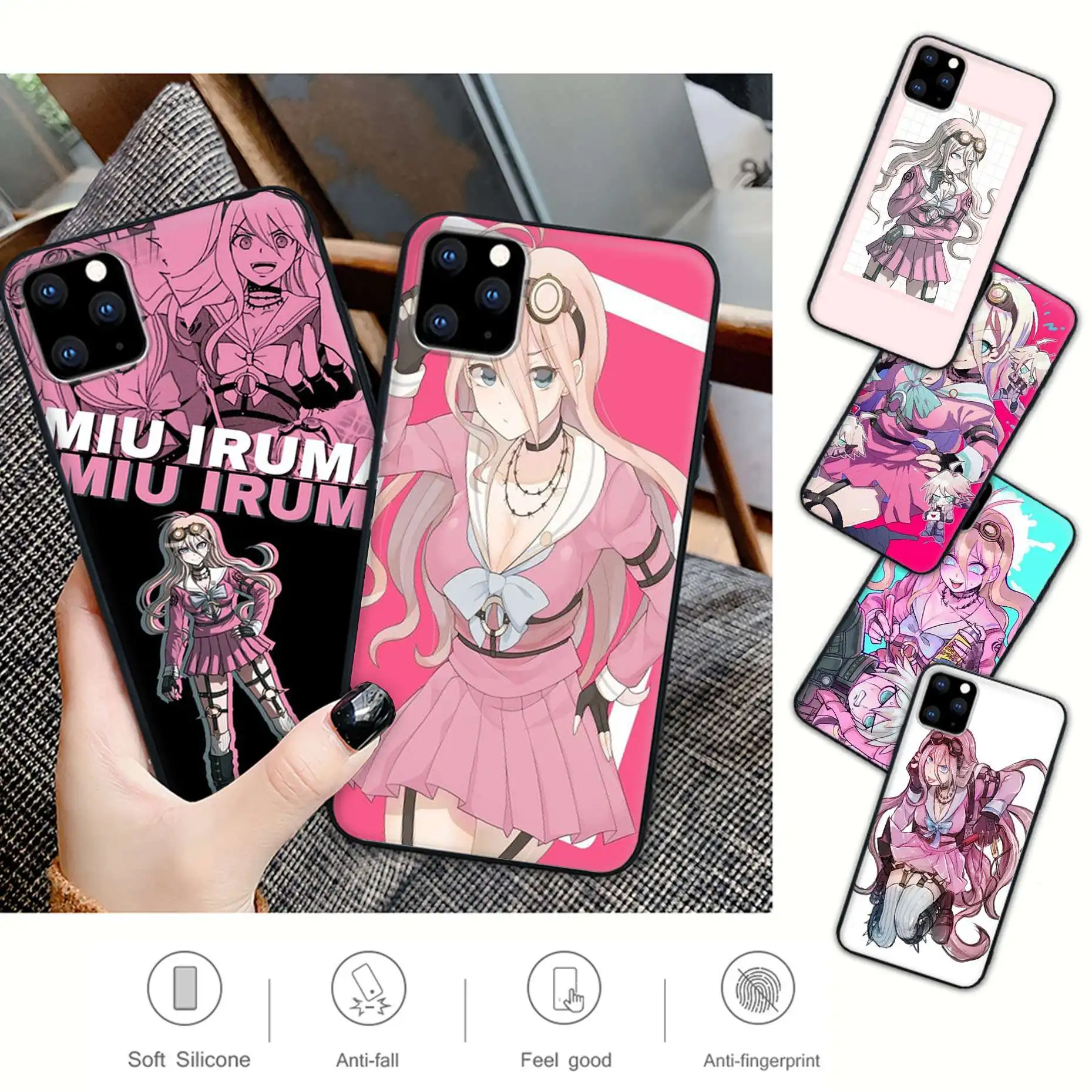 

Protection Danganronpa Miu Iruma Telephone Case For Iphone 11 12 Pro Max 5s 6 6s 7 8 Plus X Xs Xs Max XR SE 2020 Cvoer