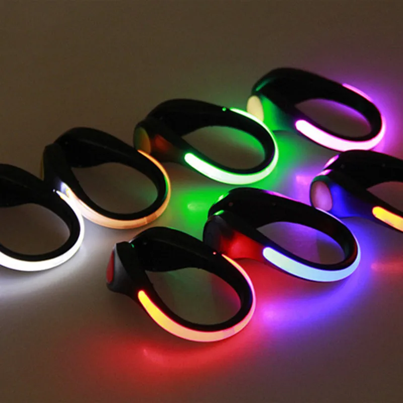 

Glowing Shoe Clip Light Flashing Shoe Clip Outdoor Sports Warning Light Night Running Bicycle Riding Accessories Tool LED Lamp