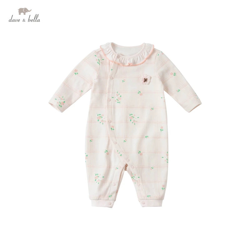 

Комбинезон детский, для девочек, DBH16322, с цветочным принтом, 1 шт.