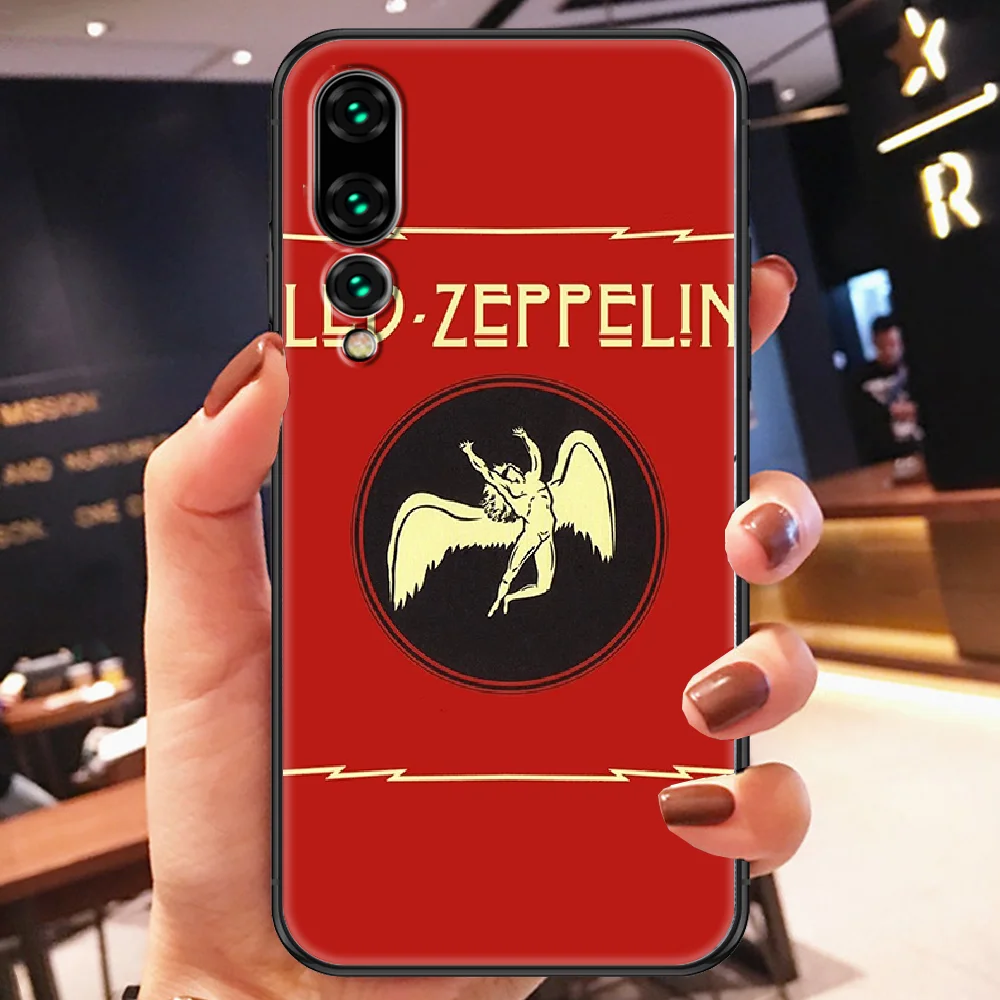 

Phone case For Huawei P Mate P10 led Anthony Plant P20 P30 P40 10 20 zeppelins band Smart Z Pro Lite 2019 black tpu prime art