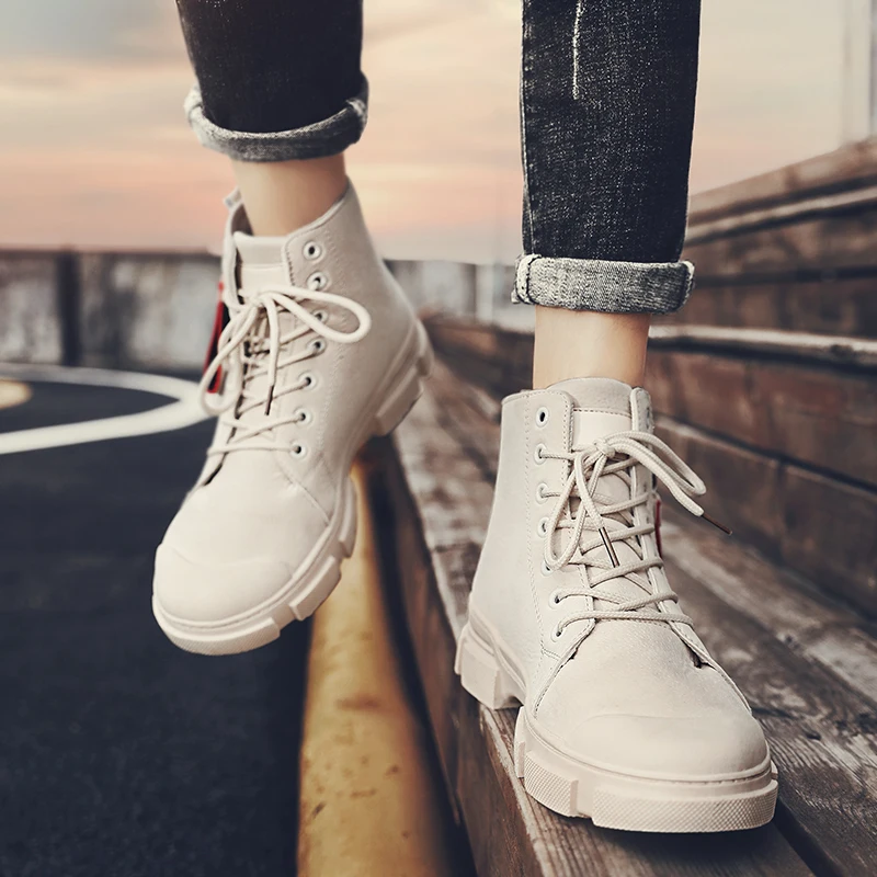 Новинка мужские ботинки резиновые военные до щиколотки кроссовки повседневная