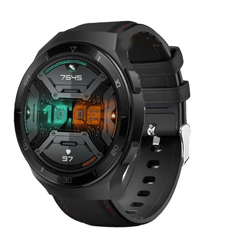 Силиконовый ремешок для часов 22 мм сменный дышащий Huawei GT 2 46 мм/gt 2e HONOR Magic