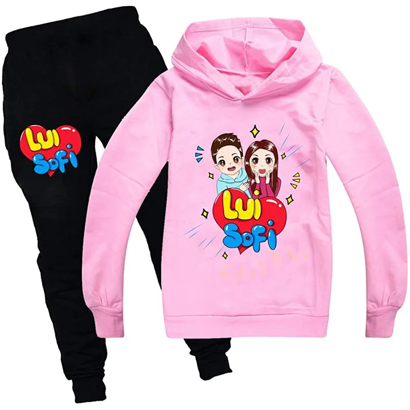

2-16Y New Autumn Me Contro Te Clothing Set Kids Hooded Tracksuit Boys Sweatshirt Sport Suit Baby Girls Hoodies + Pants 2pcs Suit