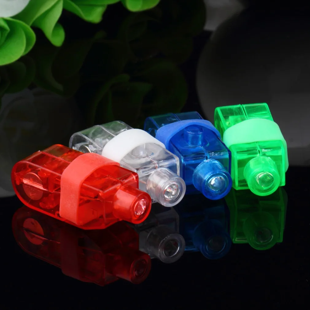 Лидер продаж 4 шт. вечерние светодиодный светильник на палец лазерные лучи кольцо