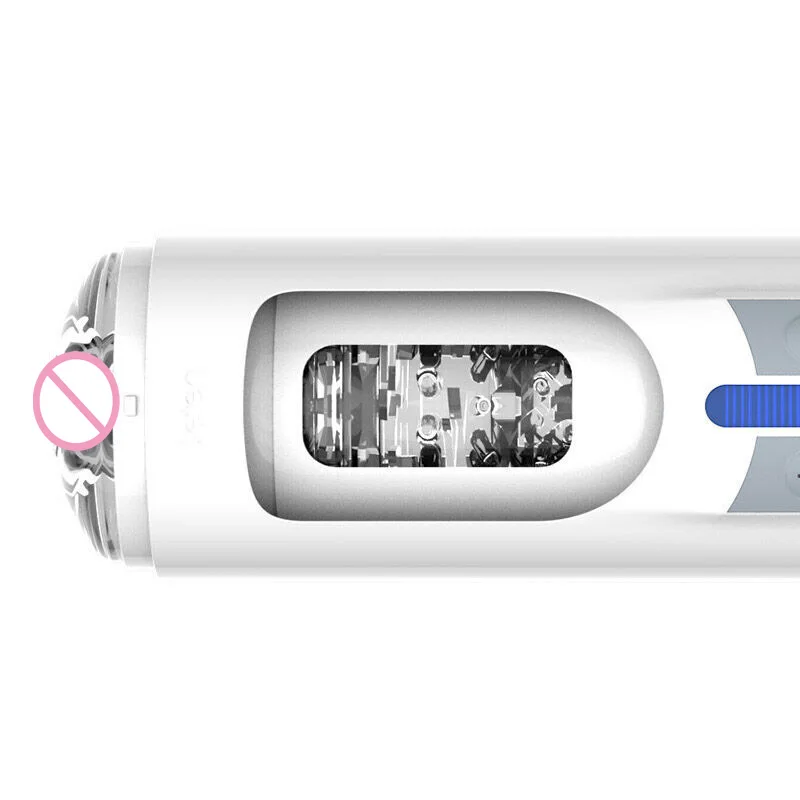 Автоматический мужской мастурбатор Leten телескопический в виде влагалища для