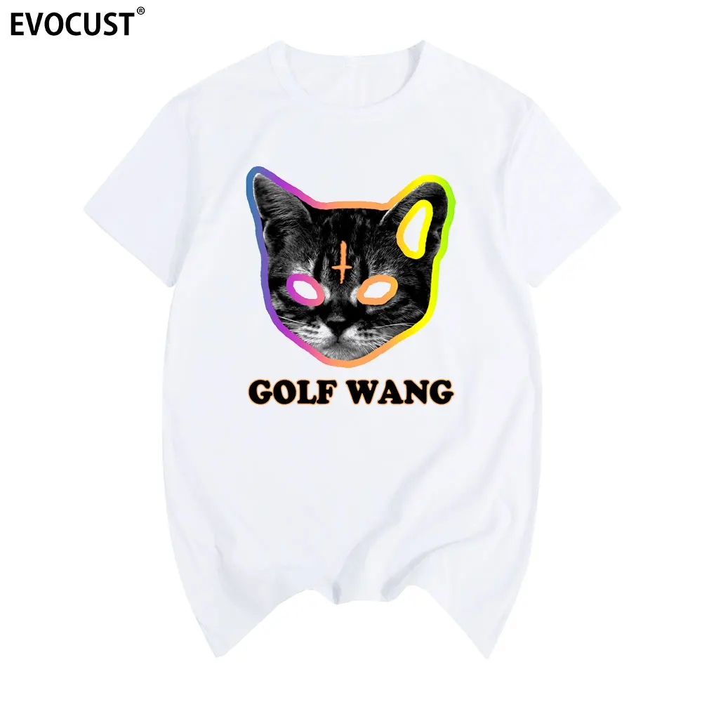 Мужская хлопковая футболка с котом Golfed Wang Tyler The Creator OFWGKTA Skate лето 2019 | одежда