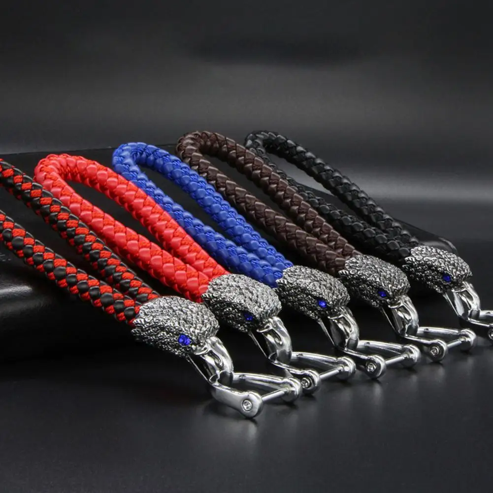 Автомобильный брелок Брелоки кожаный для ключей в виде троса Кожаный на цепочке