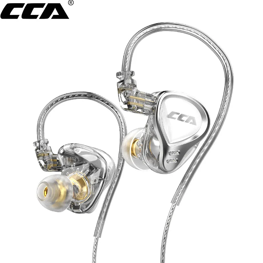 

CCA CA16 PRO Earphone 16-unit Drivers Hybrid Technology Headphone Wired In Ear Sport Game Headset With Microphone