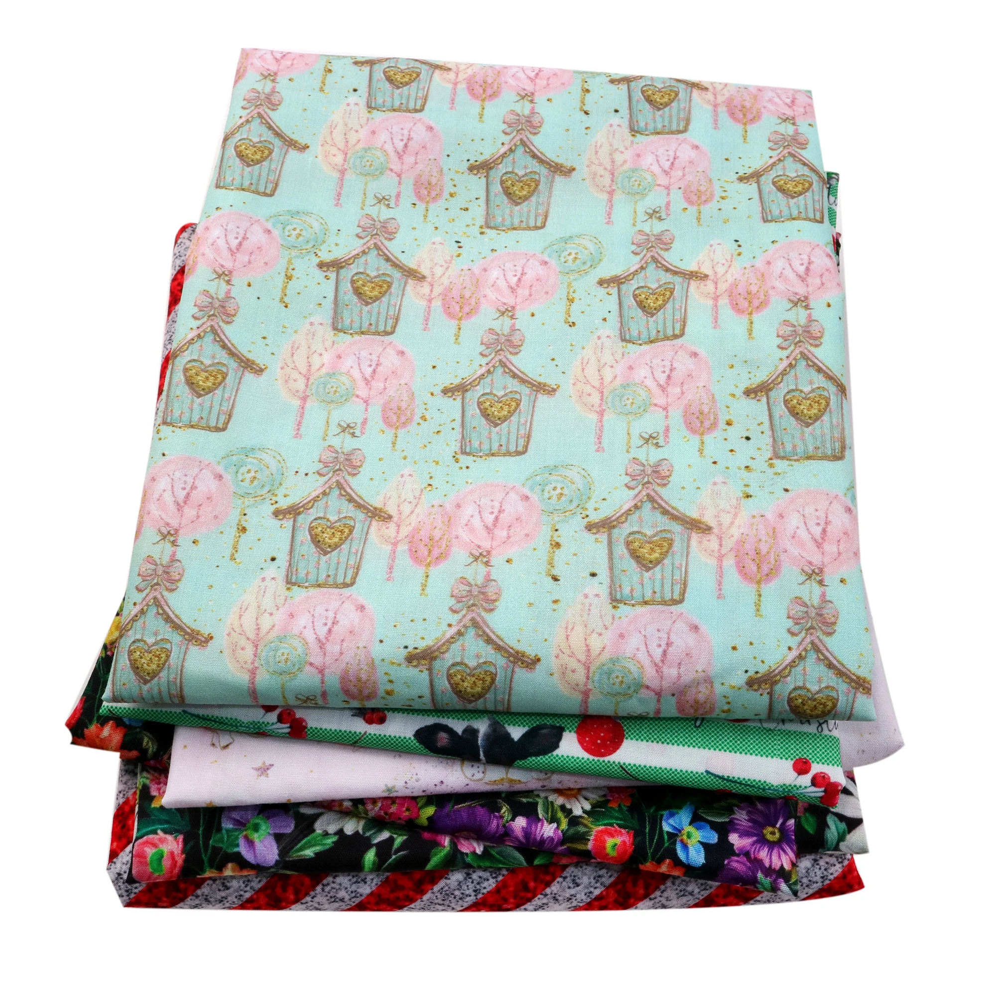 Аксессуары David сова цветок Полиэстеровая хлопчатобумажная ткань для тканей