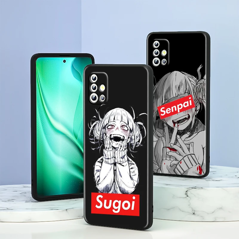 

Sugoi Senpai Anime Waifu For Samsung Galaxy A33 A53 A72 A52 A42 A32 Lite A22 A13 A12 5G A03S A02S A02 Black Phone Case Capa