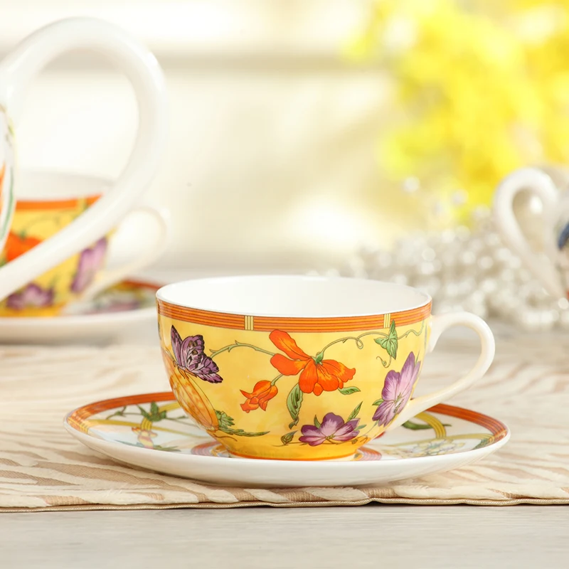 2019 качественный фарфоровый кофейный сервис на 6 персон фарфоровая чайная кружка