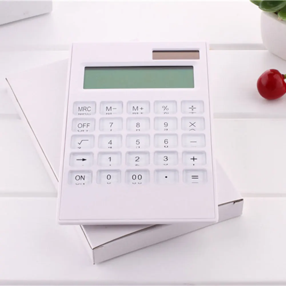 Portable Solar Powered Calculator Screen 12 Digit Large LCD Display for Office Daily Use VH99 | Компьютеры и офис