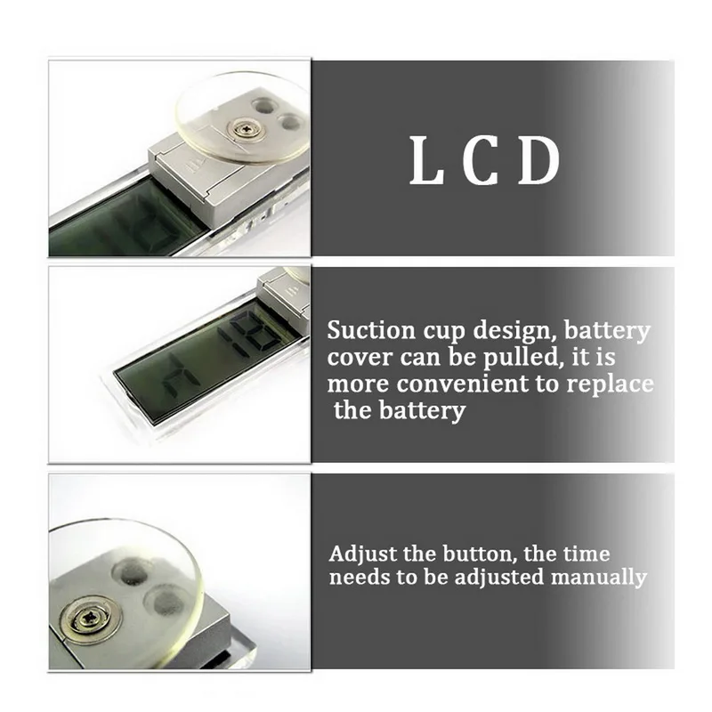 Цифровой термометр на присоске с ЖК дисплеем|Приборы для измерения температуры| |