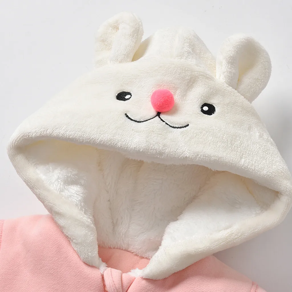 SAGACE Милая зимняя одежда для младенцев с героями мультфильмов комбинезон