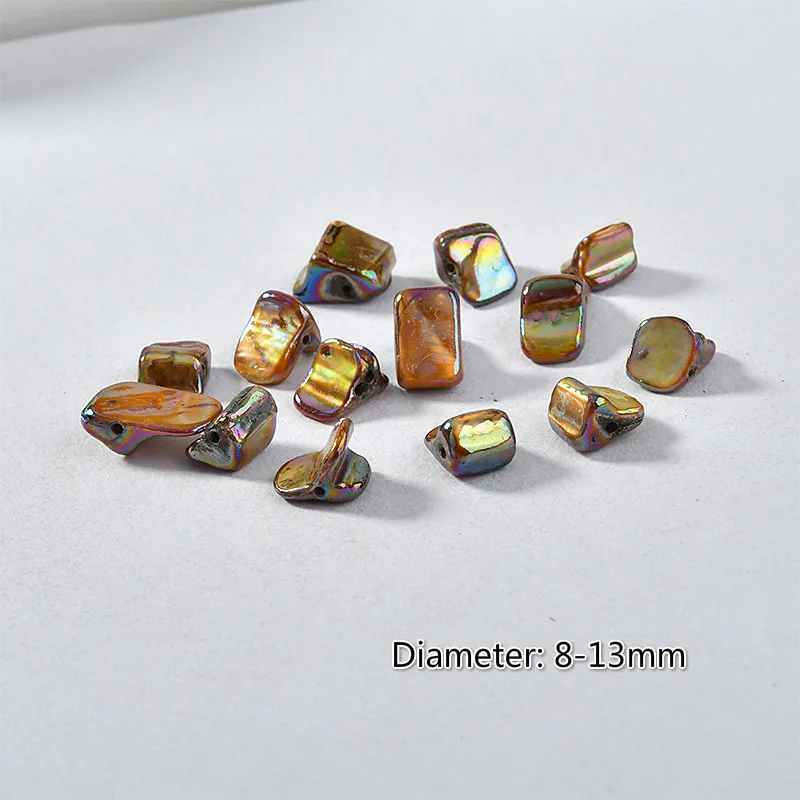 Серьги сделай сам натуральная раковина асимметричная форма Шариковая головка