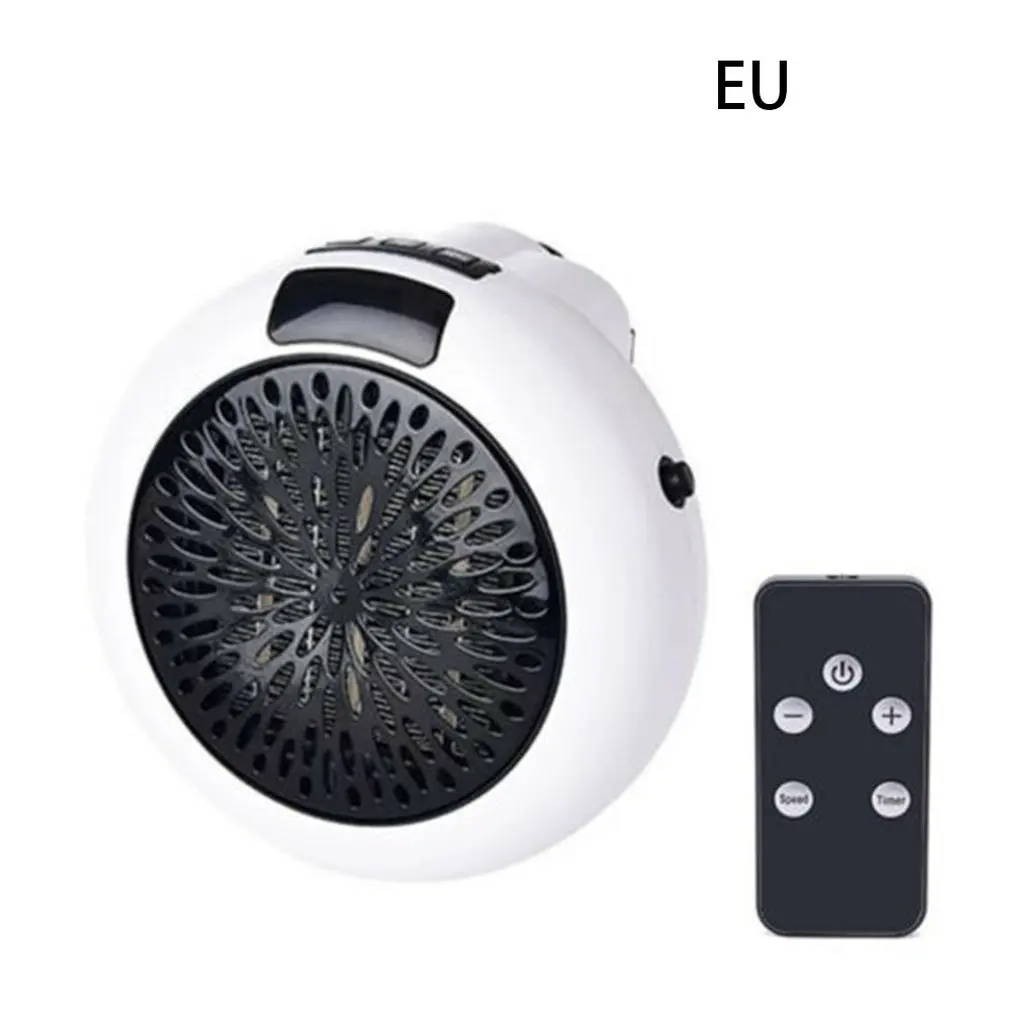 

900W Electric Heater Mini Fan Heater Desktop Household Wall Handy Heating Stove Radiator Warmer Machine for Winter