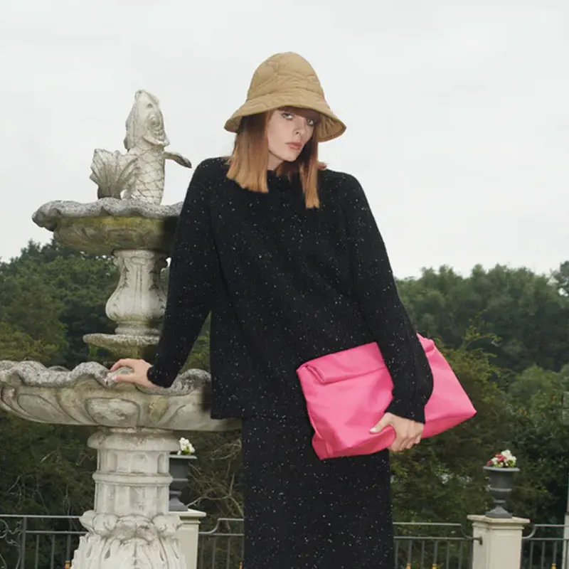 

Женский осенне-зимний свитер Nlzgmsj Za 2021, женский черный пуловер с высоким воротом, женские модные свободные свитера с длинным рукавом 202110