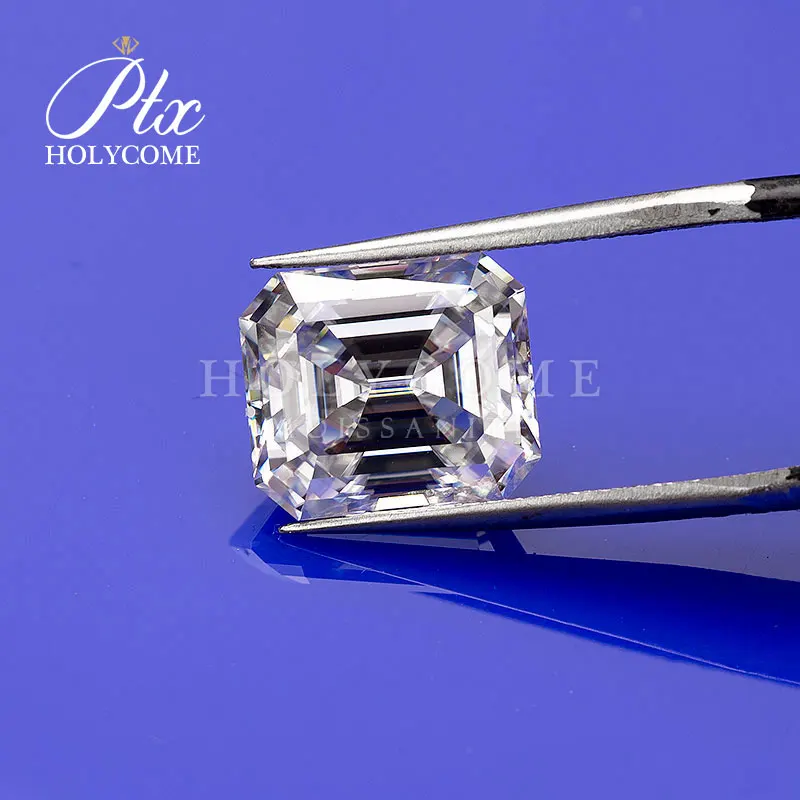 

small size 4.5x3mm emerald cut white color moissanite diamond gemstones