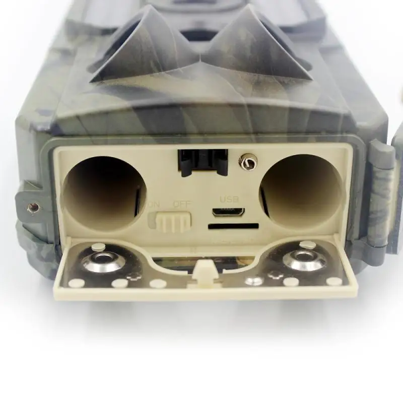 

Trail Camera 12MP 1080P HD Wildlife Scouting Hunting Cam 120 Wide Angle Lens Waterproof Monitoring Infrared Heat Sensing