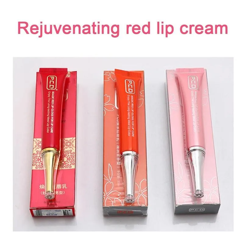 

3 Colors Light Makeup Rosy Plant Lip Cream Soft Red Cream Special Pigment Red Bleaching Lip Tattoo Lip New Hot Lip Care T6Z9