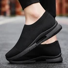 Мужские Легкие беговые кроссовки Damyuan, воздухопроницаемые кроссовки для бега, мужские кроссовки, лоферы без шнуровки, мужская повседневная спортивная обувь, размер 46, 2020