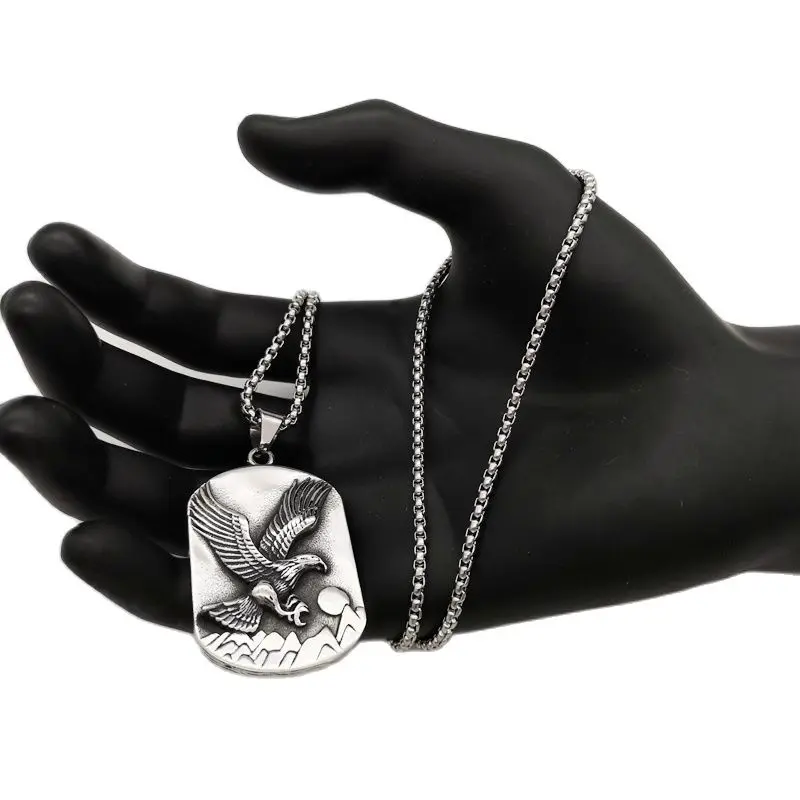 2024 Новинка винтажная подвеска и ожерелье из нержавеющей стали 316 с подвеской в