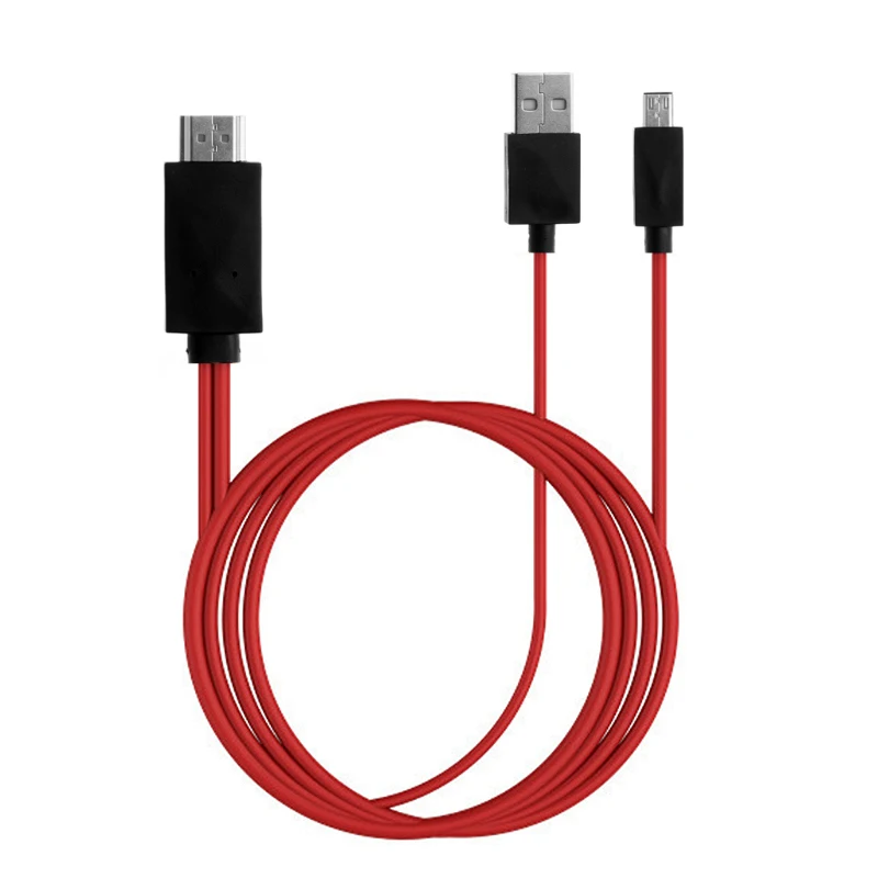 Адаптер Micro USB к HDMI совместимый с адаптер 1080P HD TV кабель для телефона Samsung Galaxy S5 S4 S3