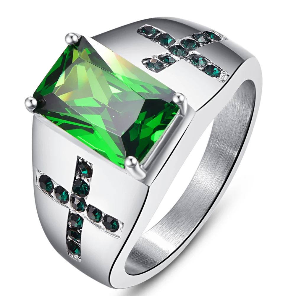 Мужское серебряное кольцо для помолвки подарок основной камень 8*12 мм зеленый