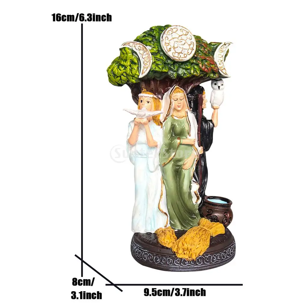 Винтажная Статуэтка греческой богини статуэтка скульптура орнамент тройной