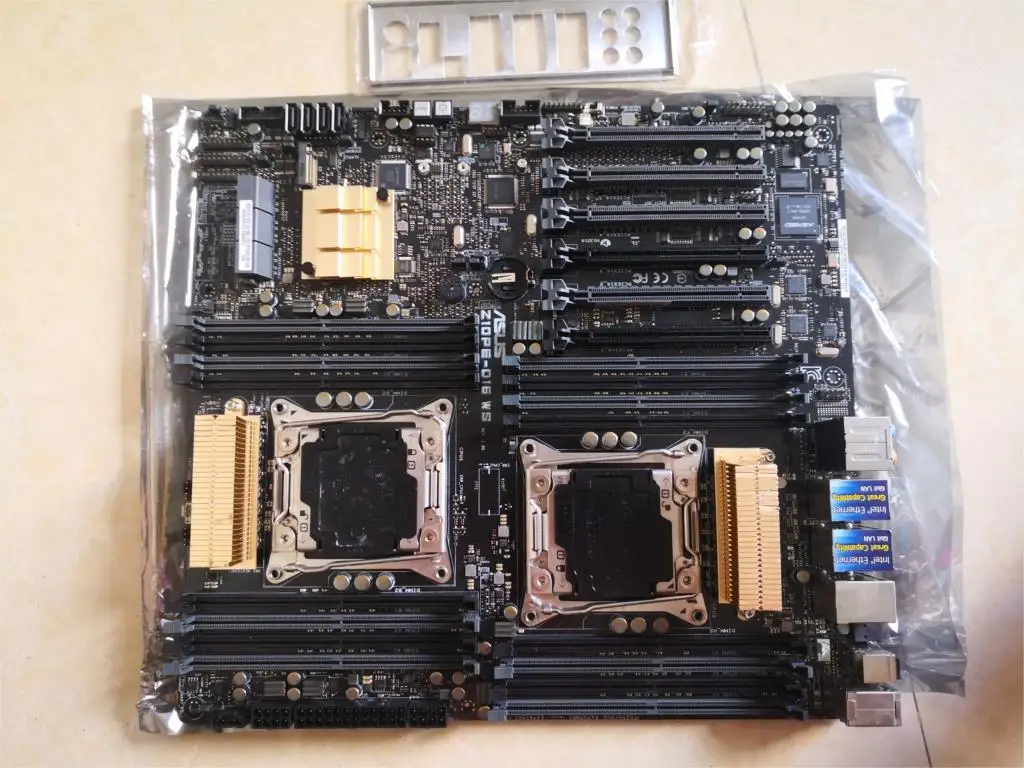 Z10PE-D16 WS Серверная материнская плата DDR4 поддержка памяти E5-2600 V3 V4 используется 90% Новинка