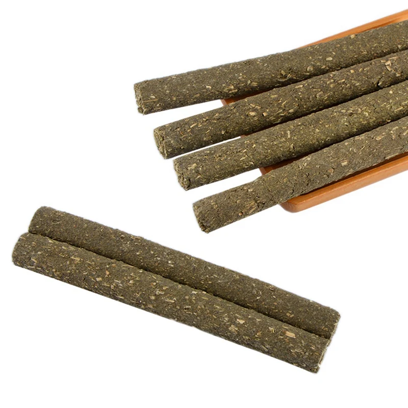 

2 Pcs Catnip Molar Stick Set Cats Interactive Cat Teaser Natural Pet Chew Toy Cat Snacks Sticks Pet Cleaning Teeth Supplies