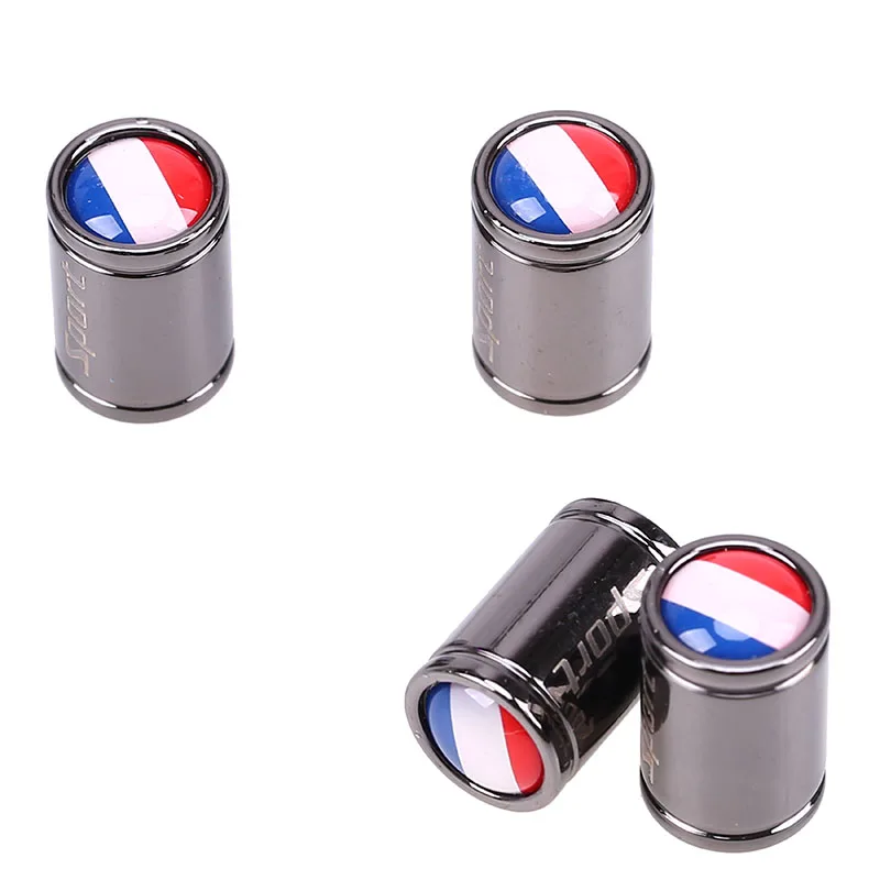 Универсальные колпачки на клапан для автомобильных шин 4 шт./компл. черный 7