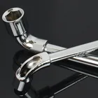 Серебро 10 мм кислорода Сенсор гибкий ремонта головки шестигранный установщик инструменты для снятия кислорода Сенсор гнездо набор инструментов для снятия с помощью гаечного ключа