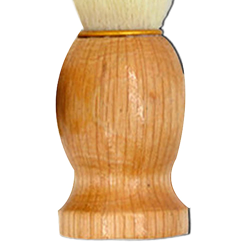 Новинка Мужская портативная мягкая щетка для бритья с деревянной ручкой и