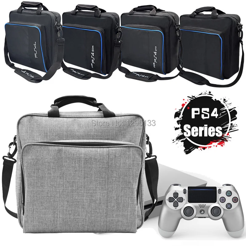 PS4 Pro Slim Game Sytem дорожная сумка, холщовый чехол, защитная сумка на плечо, сумка для sony playstation 4, консоль и аксессуары