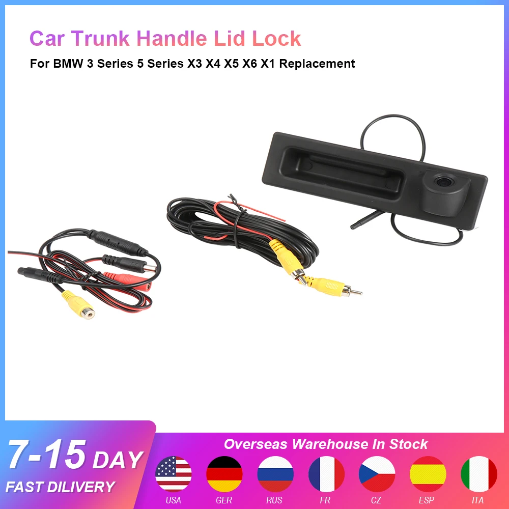 

Car Trunk Handle Lid Lock Release Push Button Handle Waterproof Switch For BMW 3 Series 5 Series X3 X4 X5 X6 X1 Replacement