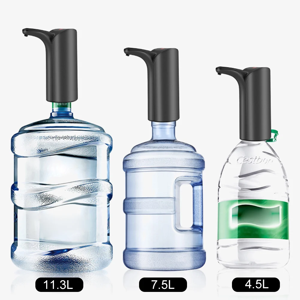 Household Dual Mode Water Bottle Pump USB Charging Portable Electric Automatic Drinking Dispenser with Switch | Дом и сад