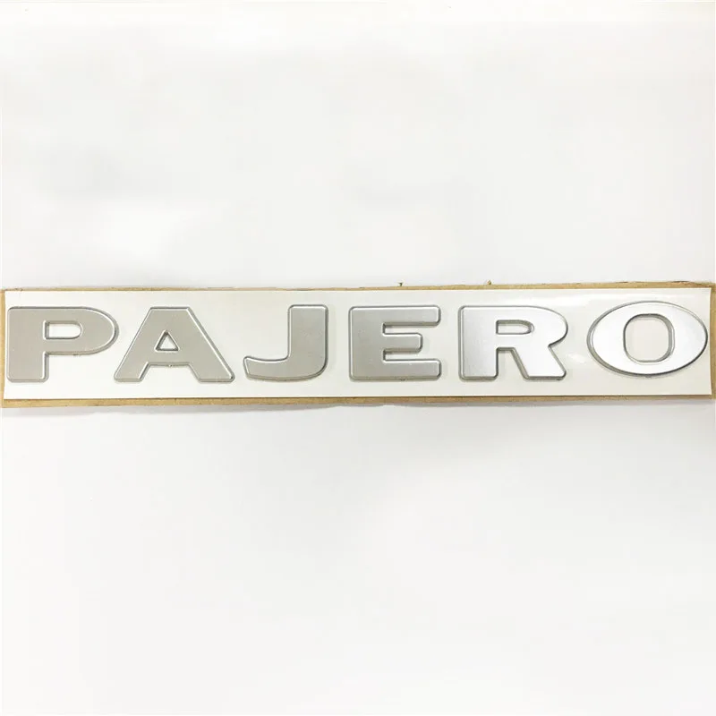 Forten Kingdom 1 шт. слово Fit PAJERO ABS 3D письмо Матовый Серебряный пишущий таблички значок задней двери наклейка на багажник наклейка