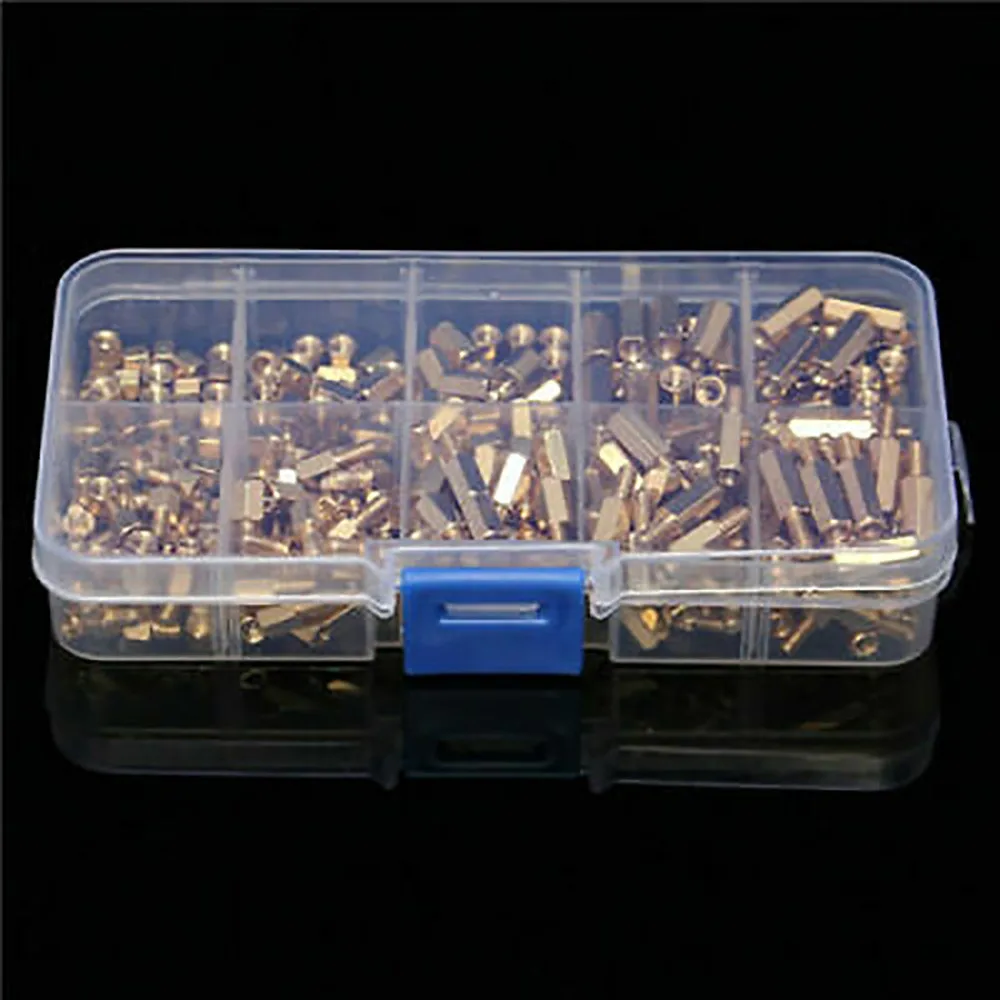 

M3 Standoff/Spacer Pillars Polished Rustproof 300Pcs Bracket Brass DIY