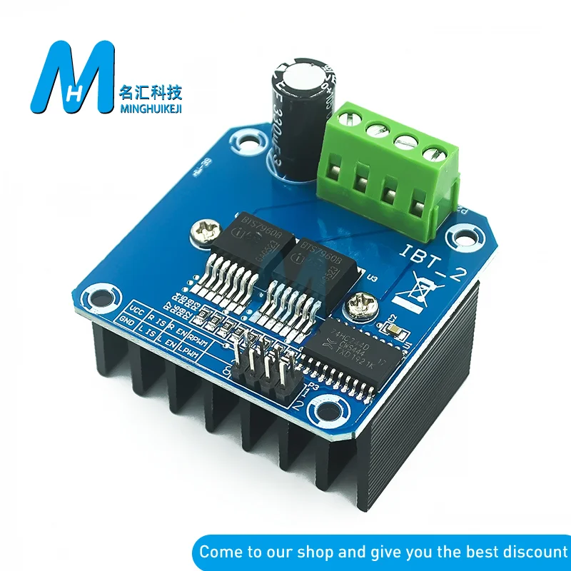 Новый двойной H-мост BTS7960 43A модуль драйвера двигателя высокой мощности/умный