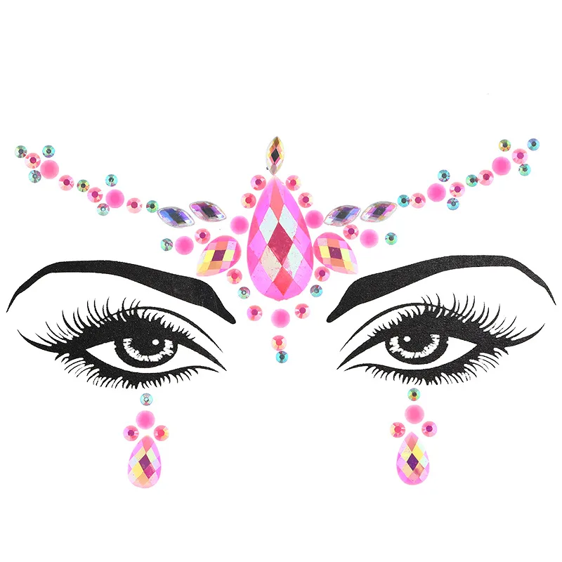 Лицевые наклейки для украшений макияж клей временная татуировка боди арт