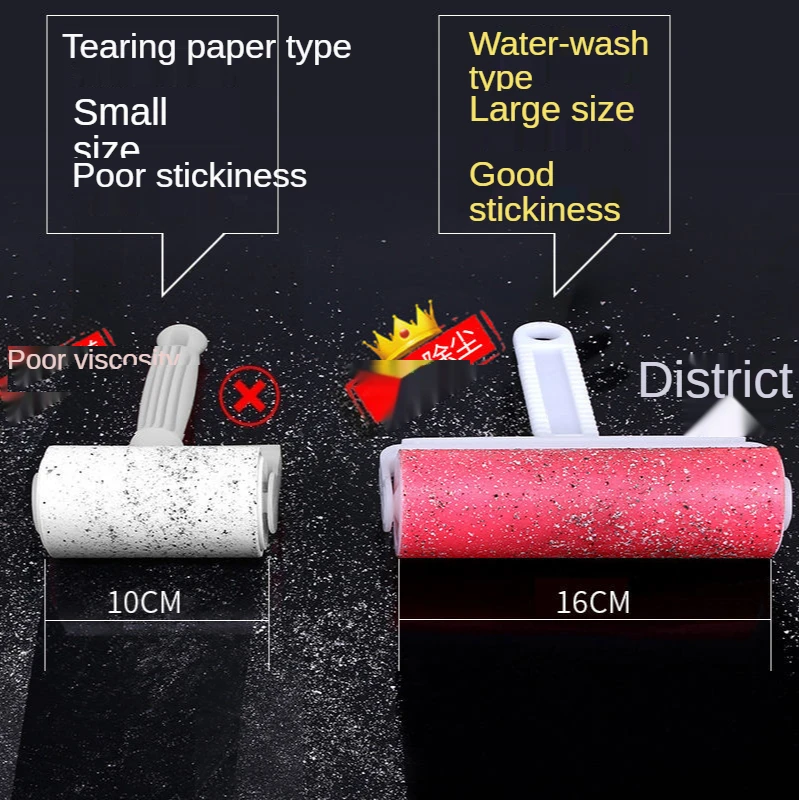 

1pcs Cleaner Remover Pet Rubber Brush Home Accessory Sticking Brush Hair Picker Cleaning Reusable Roller Catcher Clothes Lint