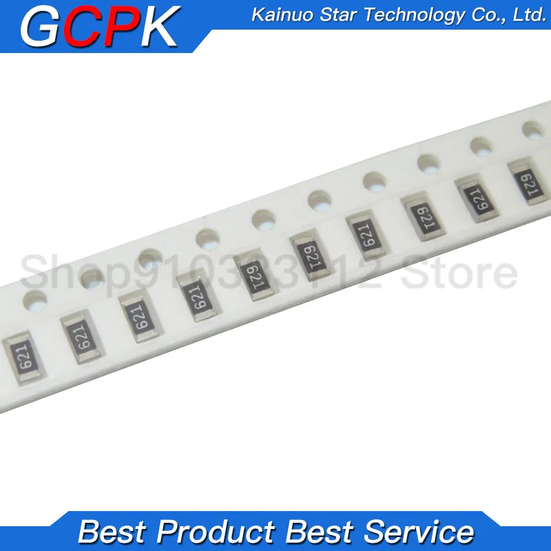 

100 шт., SMD резистор 1206, 0R ~ 10M 1/2W 0 1 10 100 150 220 330 Ом 1K 2,2 K 10K 100K 0R 1R 10R 100R 150R 220R 330R