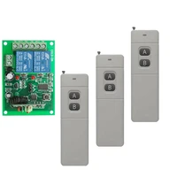3000m long distance dc 12v 24v 2 ch 2ch rf wireless remote control switch systemtransmitter receiver315433 mhz