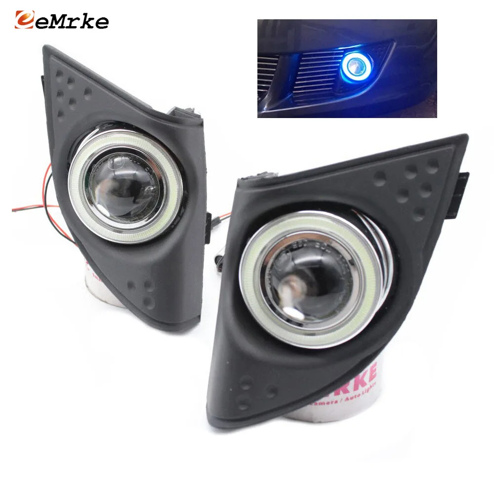EeMrke для Honda Accord 2008 2009 2010 2011 светодиодный Ангельские глазки DRL Противотуманные фары