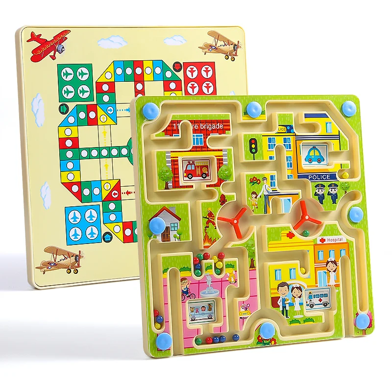 

Magnetic maze toy walking ball pen balance ball palm 3 years old intelligence 6 children's concentration training